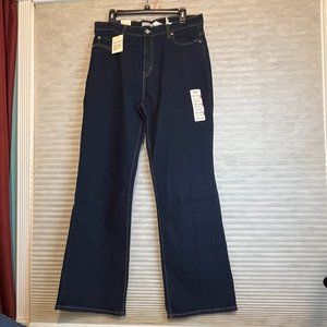 LEVIS VINTAGE 512 HIGH RISE STRETCH BOOTCUT JEANS SIZE 16 NWT